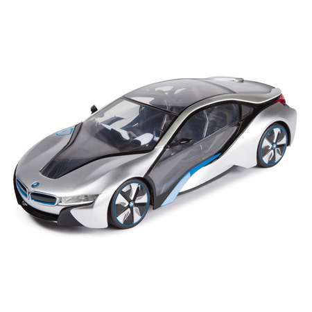 Машинка р/у Rastar BMW I8 1:14 серебряная