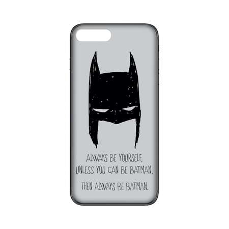 Чехол deppa Для iPhone 7/8 plus logo Batman gray