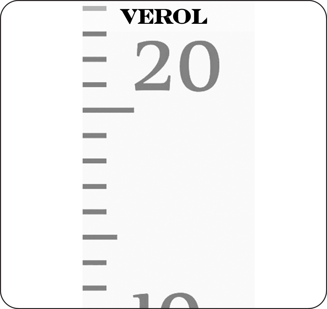 Наклейки интерьерные VEROL Ростомер серый - фото 3