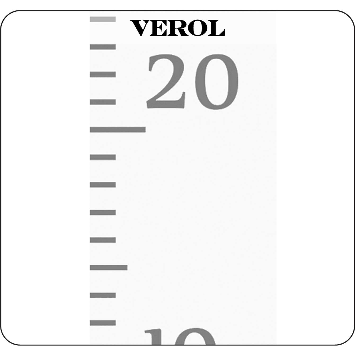 Наклейки интерьерные VEROL Ростомер серый - фото 3