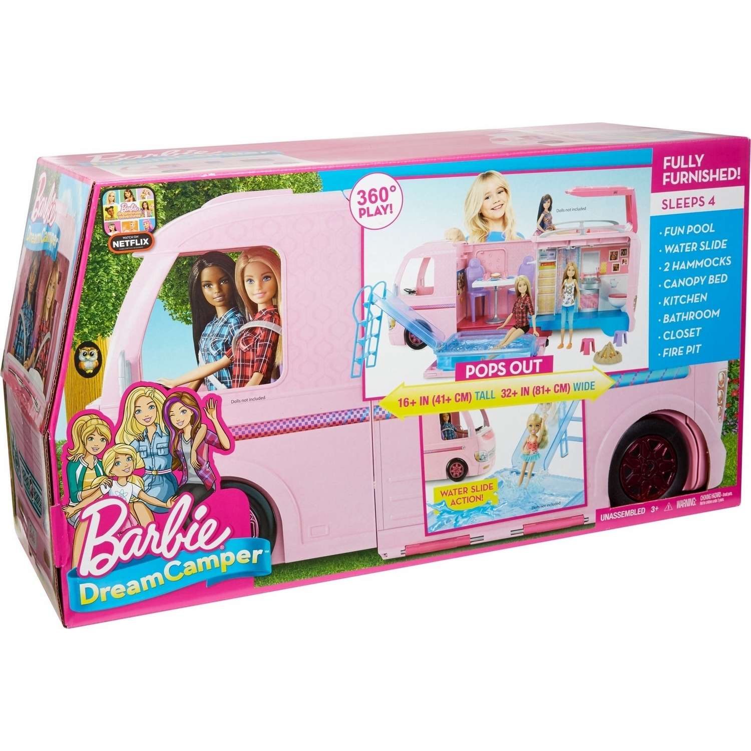 Фургон Barbie Волшебный раскладной FBR34 - фото 3