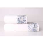 Полотенце для ванной Arya Home Collection Desima 70x140 Белый и Синий