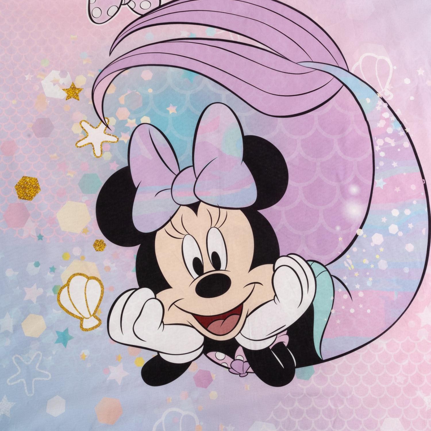 Комплект постельного белья Disney Minnie Mermaid Минни Маус - фото 3