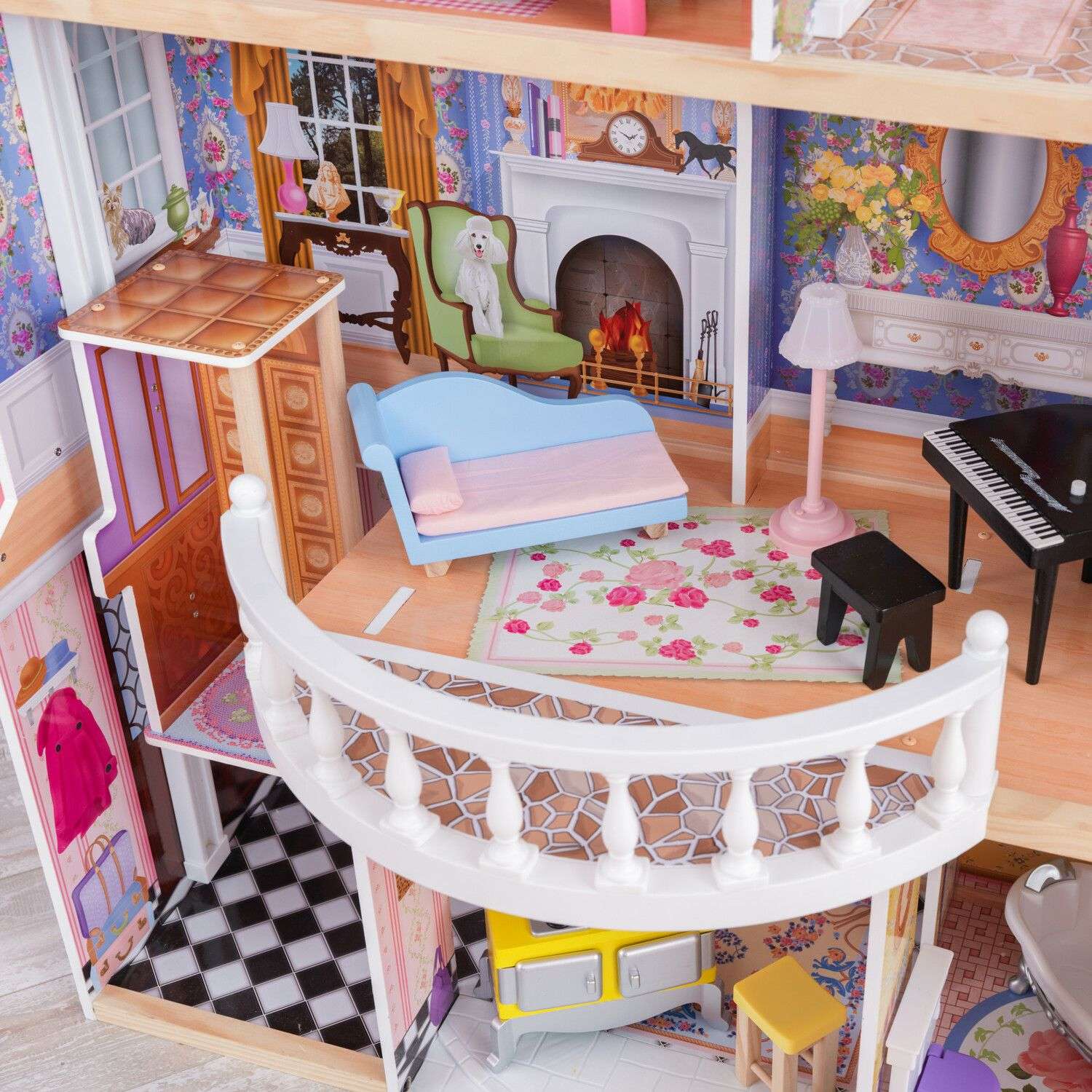 Кукольный домик  KidKraft Магнолия с мебелью 13 предметов свет звук 65839_KE 65839_KE - фото 10