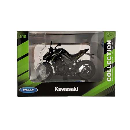 Мотоцикл Welly 1:18 Kawasaki Z1000 R 2017 черный