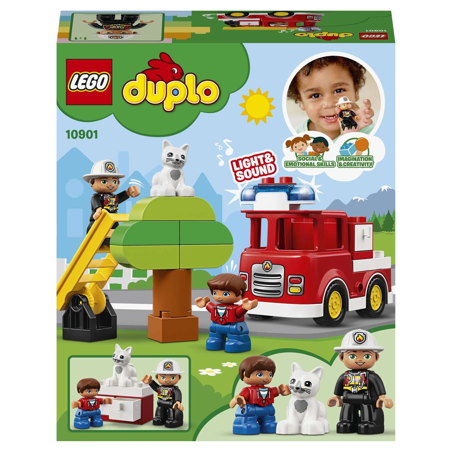 Конструктор LEGO DUPLO Town Пожарная машина 10901 - фото 3
