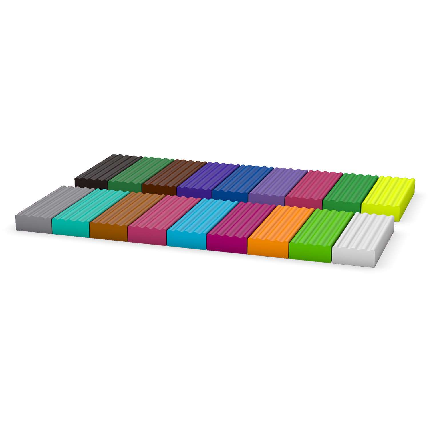 Пластилин ArtBerry С алое 324г 18цветов+стек - фото 2