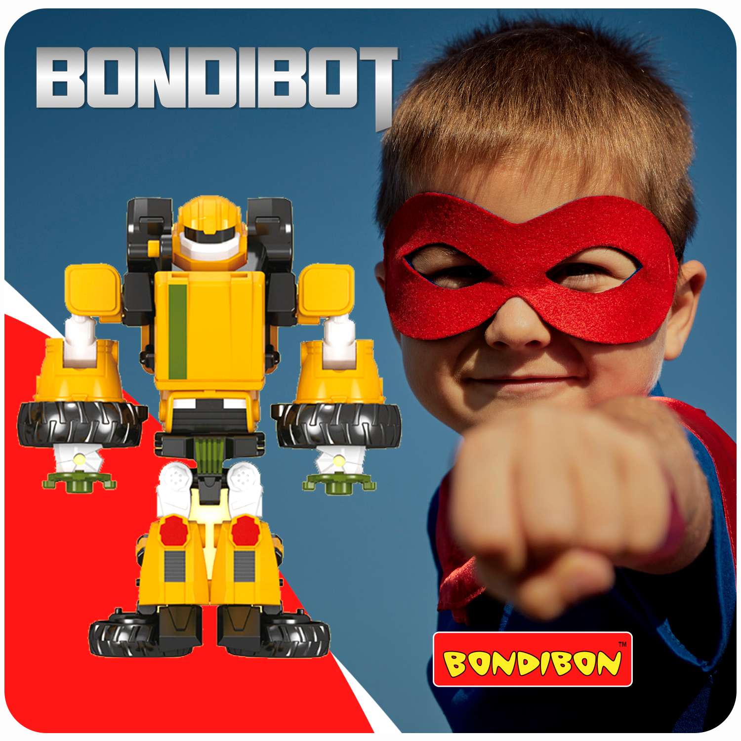 Трансформер BONDIBON Bondibot Робот-трактор 2 в 1 - фото 11