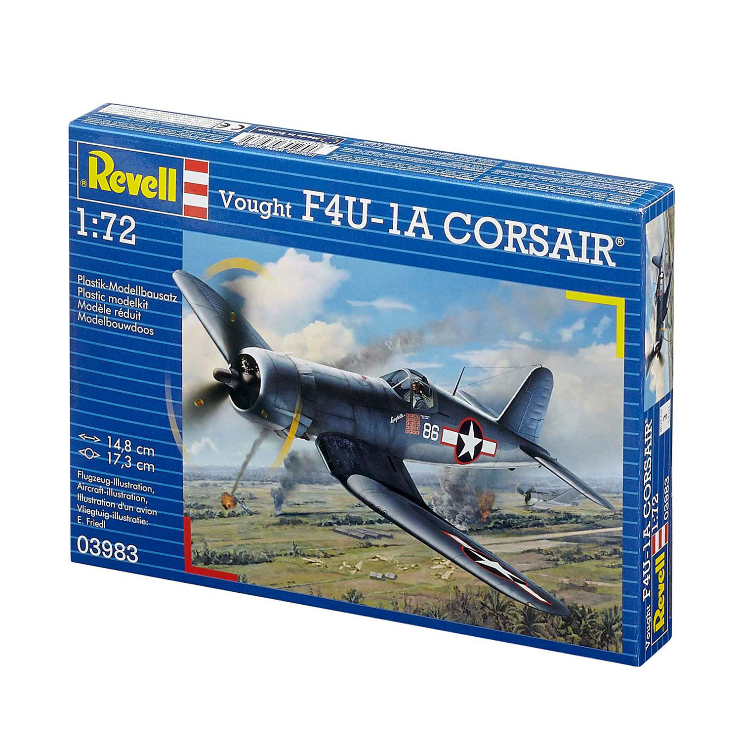 Сборная модель Revell Самолет Истребитель F4U-1D Corsair 03983 - фото 2