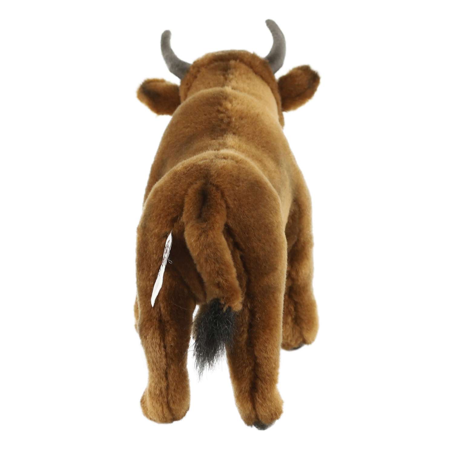 Реалистичная мягкая игрушка HANSA Бык коричневый 22 см подарок - фото 2