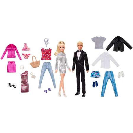 Набор Barbie Куклы с модной одеждой +аксессуарами GHT40