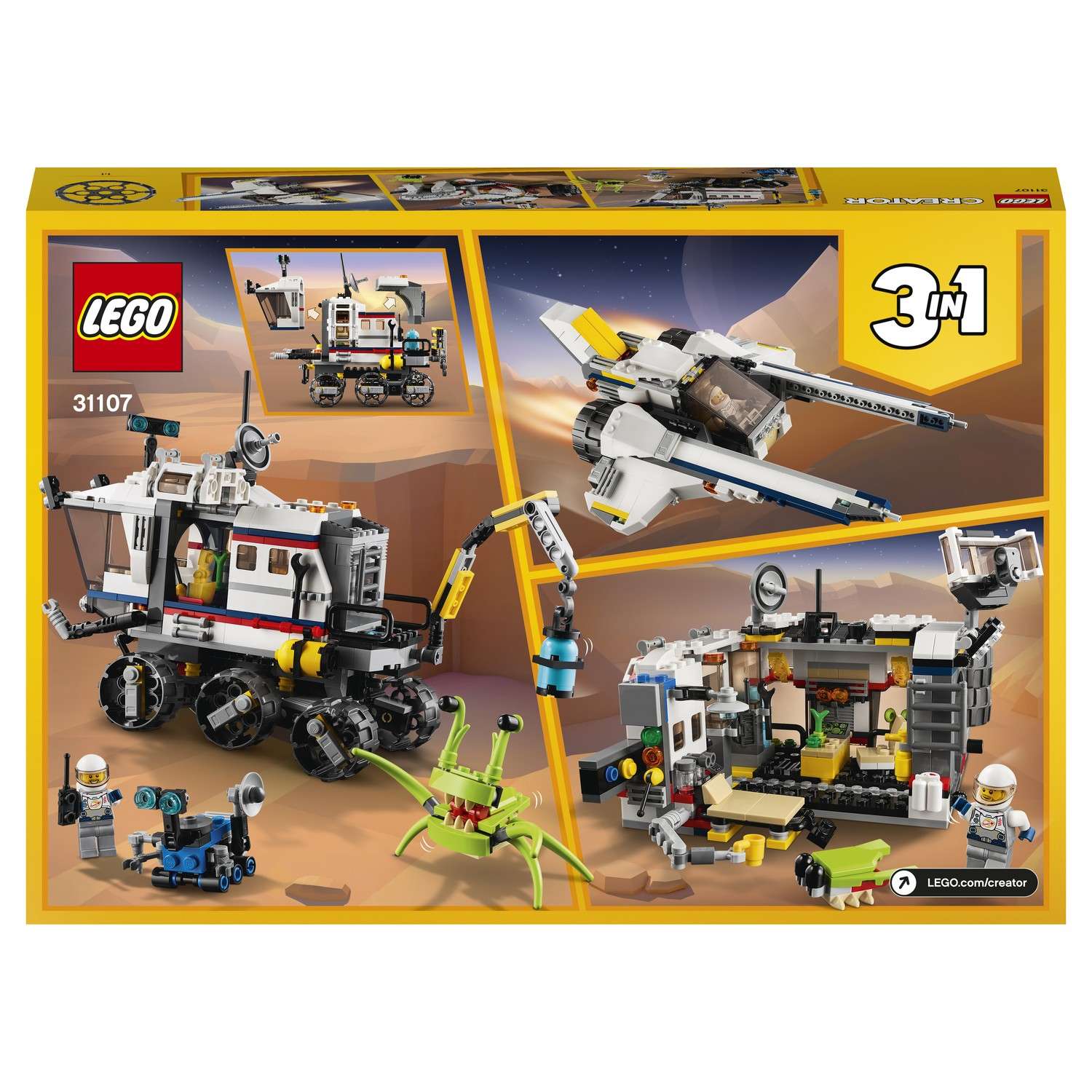 Конструктор LEGO Creator Исследовательский планетоход 31107 - фото 3