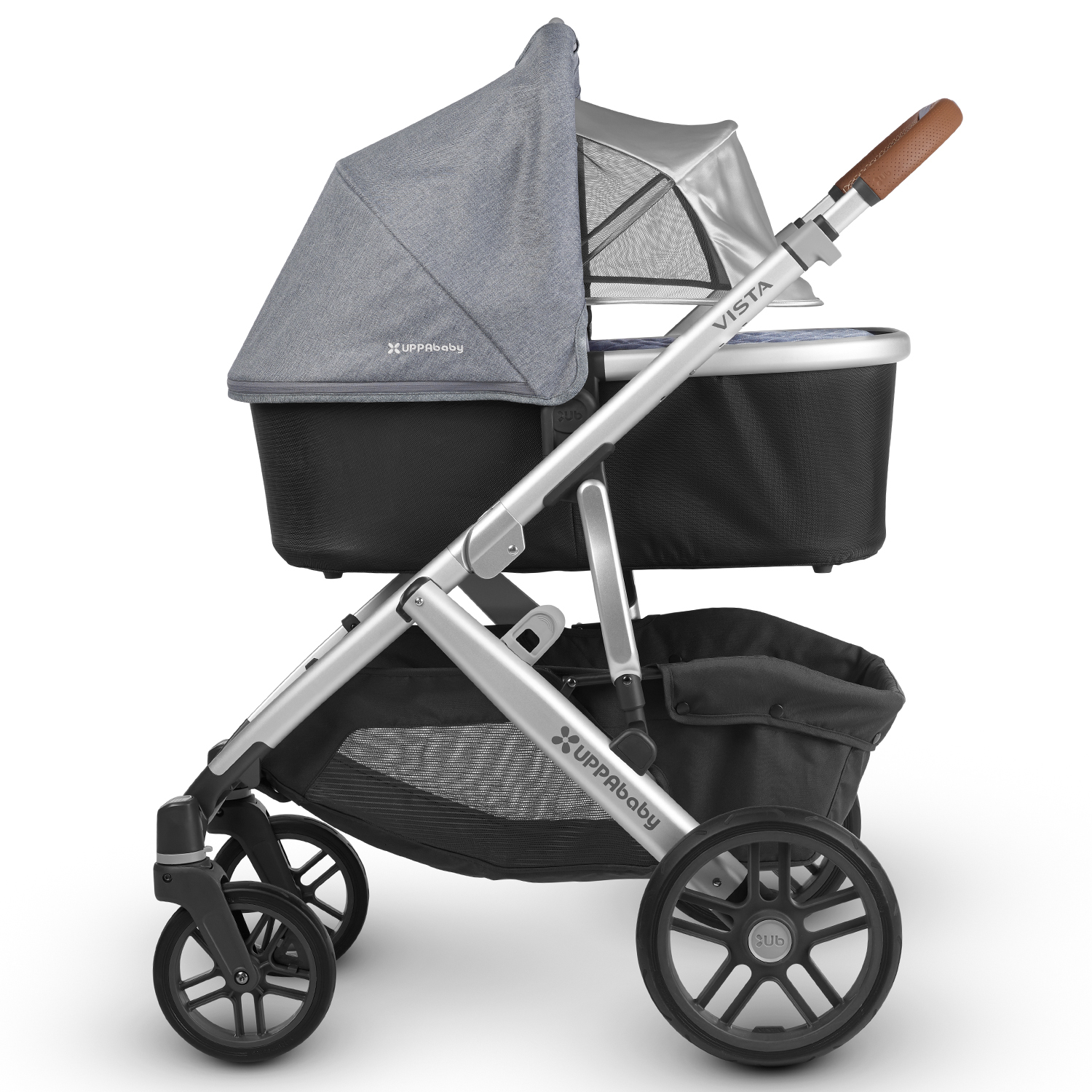 Люлька UPPAbaby Cruz и Vista Grey 0917-BAS-EU-GRG - фото 4