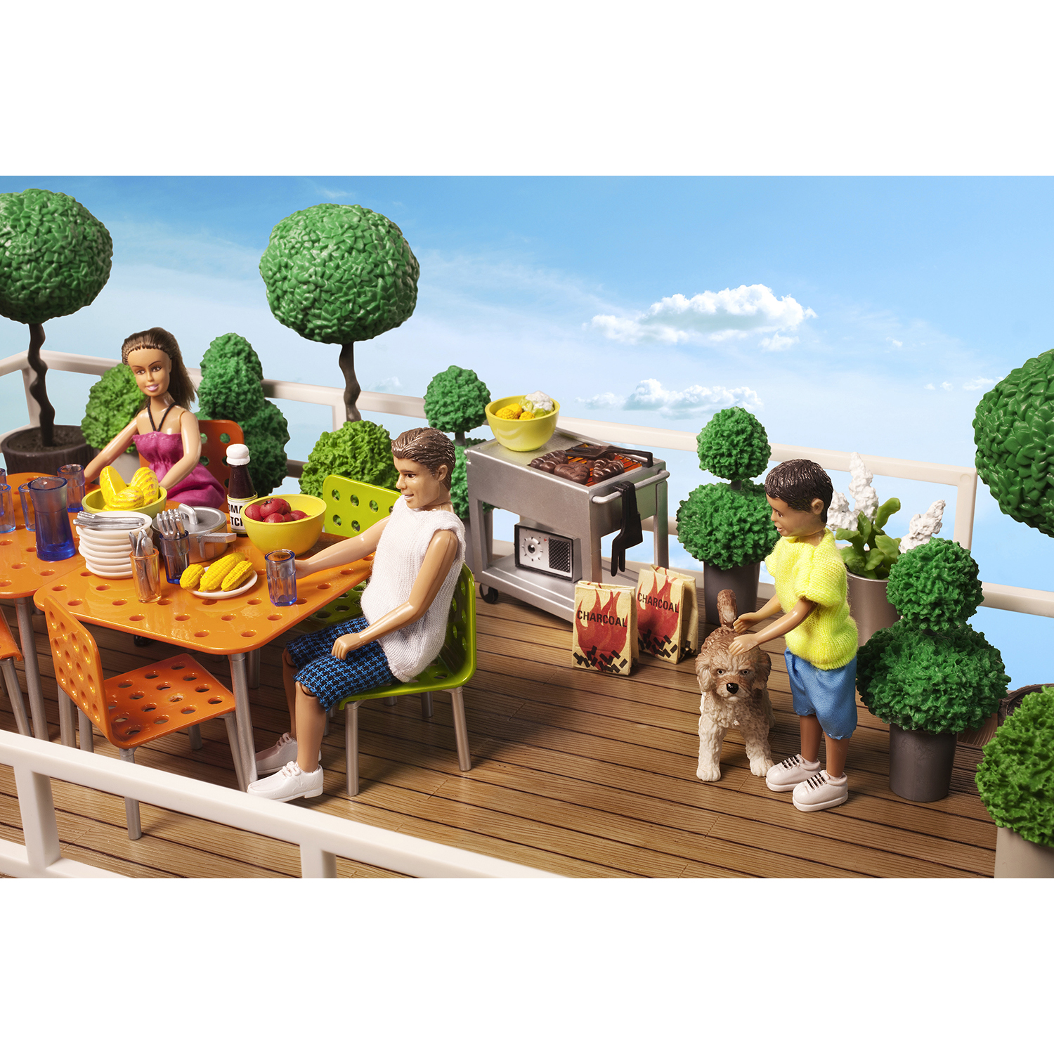 Кукольный домик Lundby Стокгольм с розетками для освещения с бассейном LB_60903200 LB_60903200 - фото 11