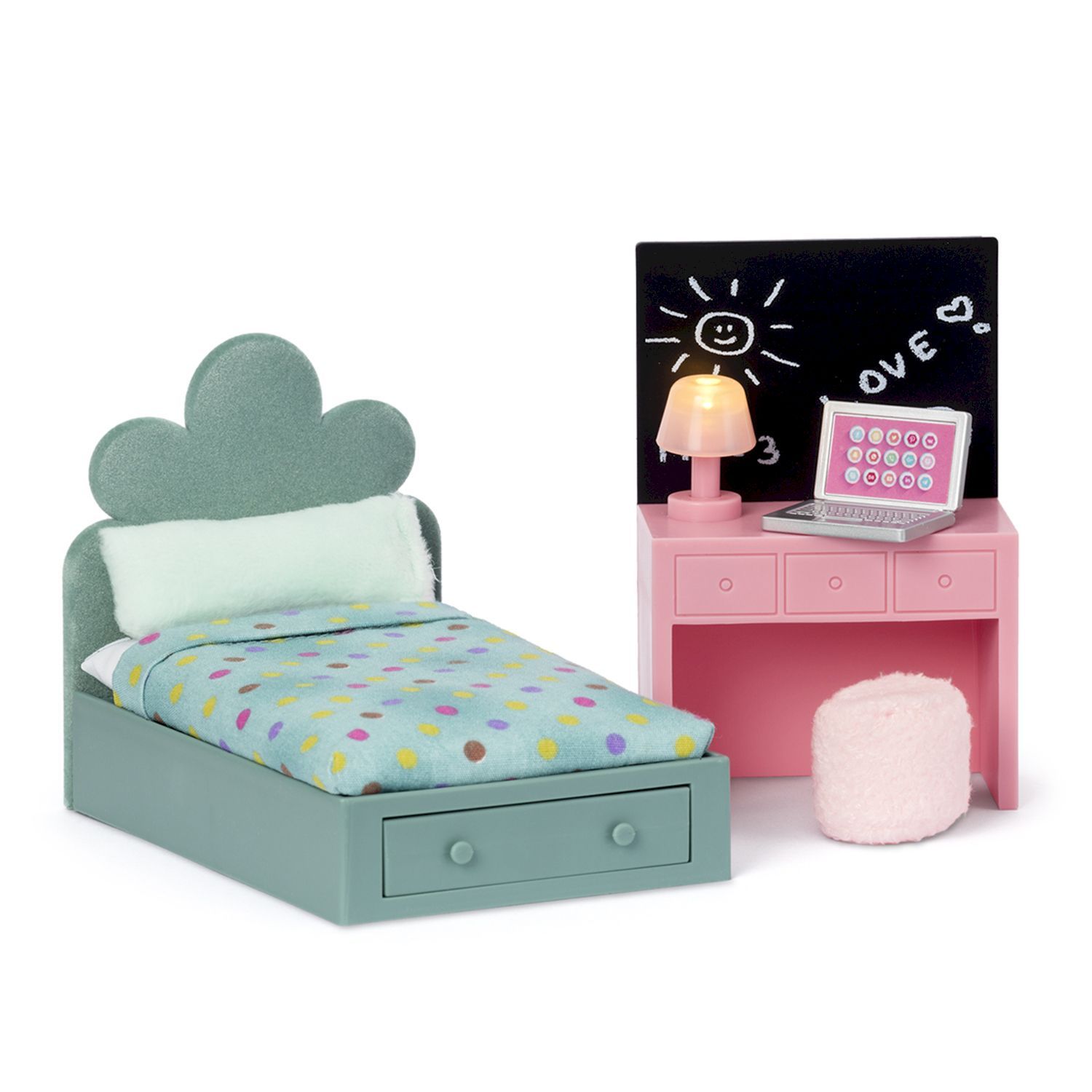 Мебель для домика Lundby Комната подростка 8предметов LB_60202900 LB_60202900 - фото 2