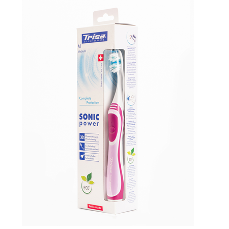 Зубная щетка TRISA Электрическая Sonicpower akku 685836 Pink