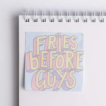 Стикеры ArtFox на подложке Fries before Guys 2 шт.