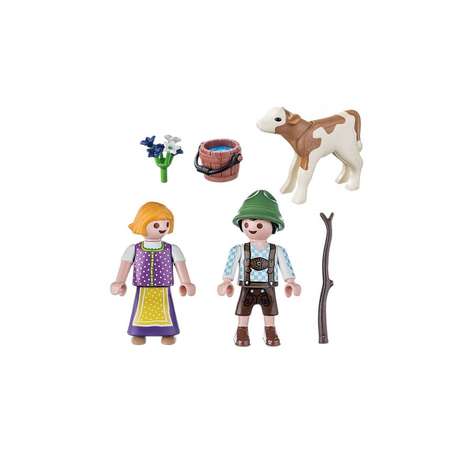 Набор фигурок Playmobil Дети с теленком