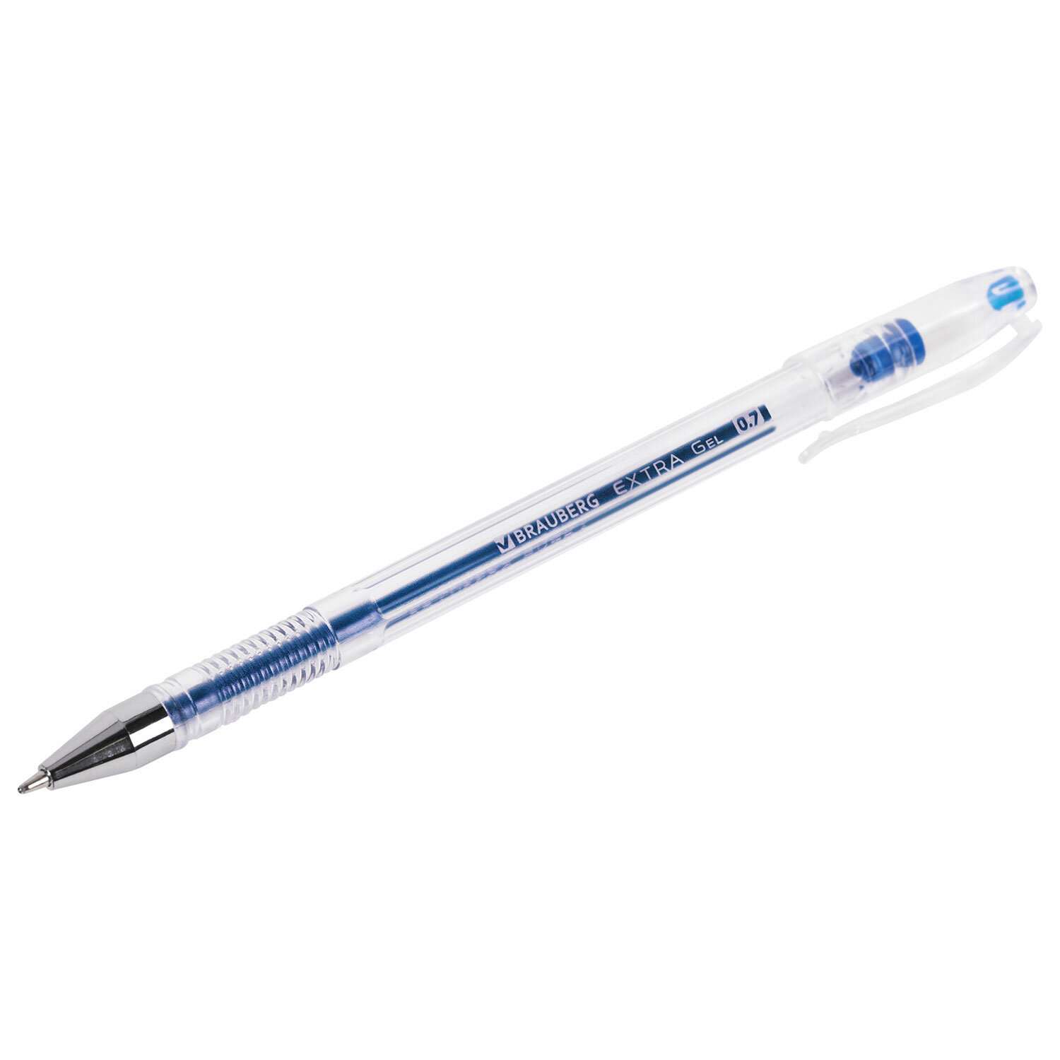 Ручки гелевые Brauberg цветные набор 6 штук для школы тонкие металлик - фото 9