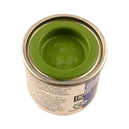 Краска Revell папоротниково-зеленая РАЛ 6025 шелково-матовая