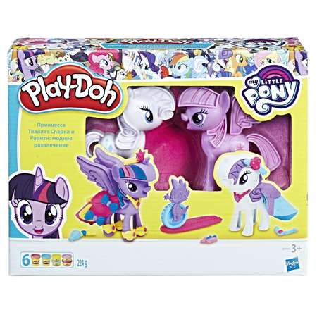 Набор игровой Play-Doh Твайлайт и Рарити B9717EU4