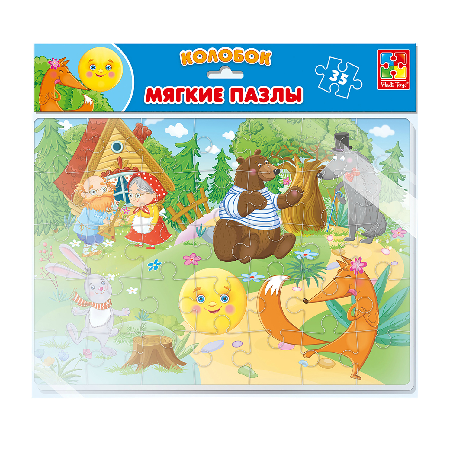 Пазл Vladi Toys мягкий - фото 1