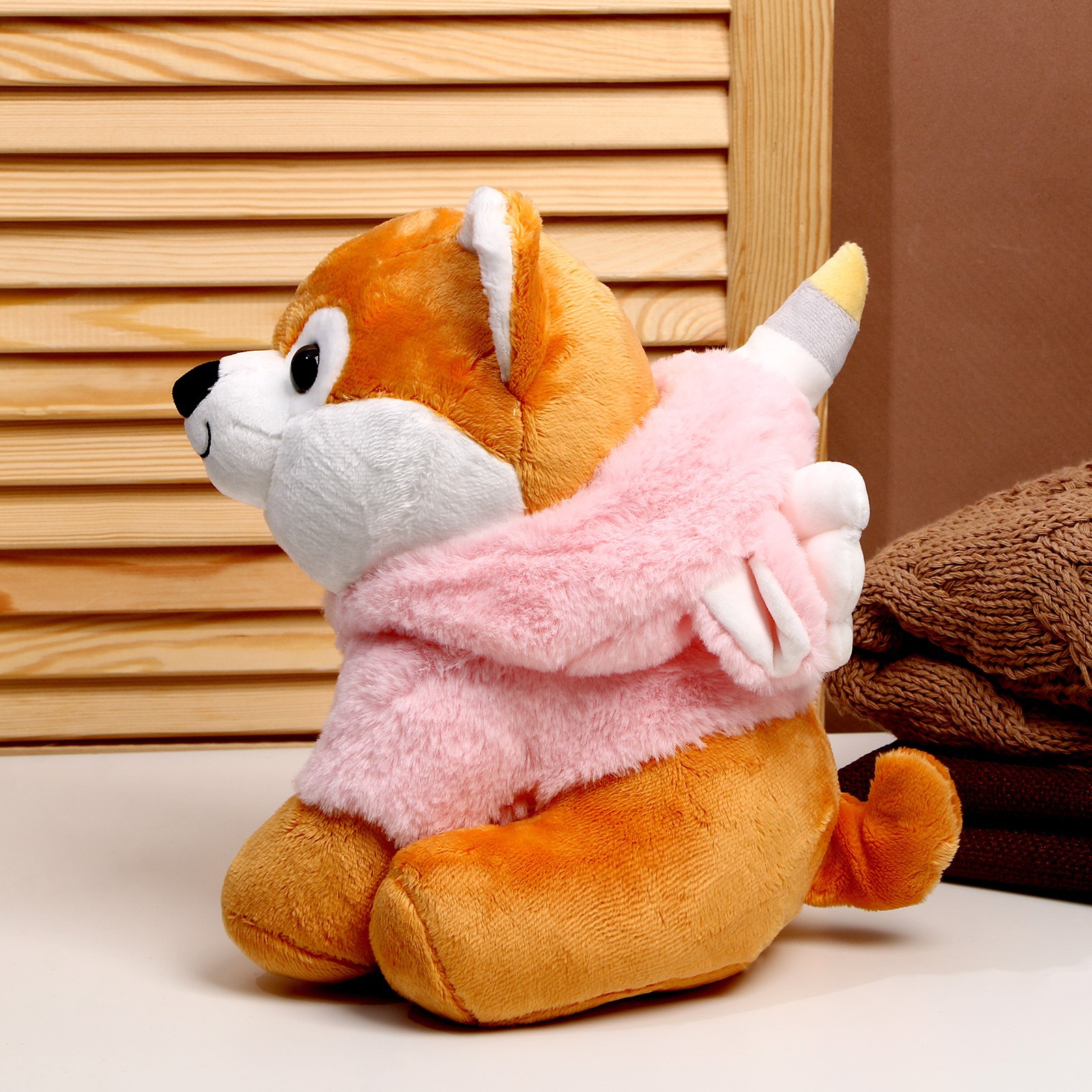 Мягкая игрушка Sima-Land «Собака» в костюме единорога 30 см - фото 5