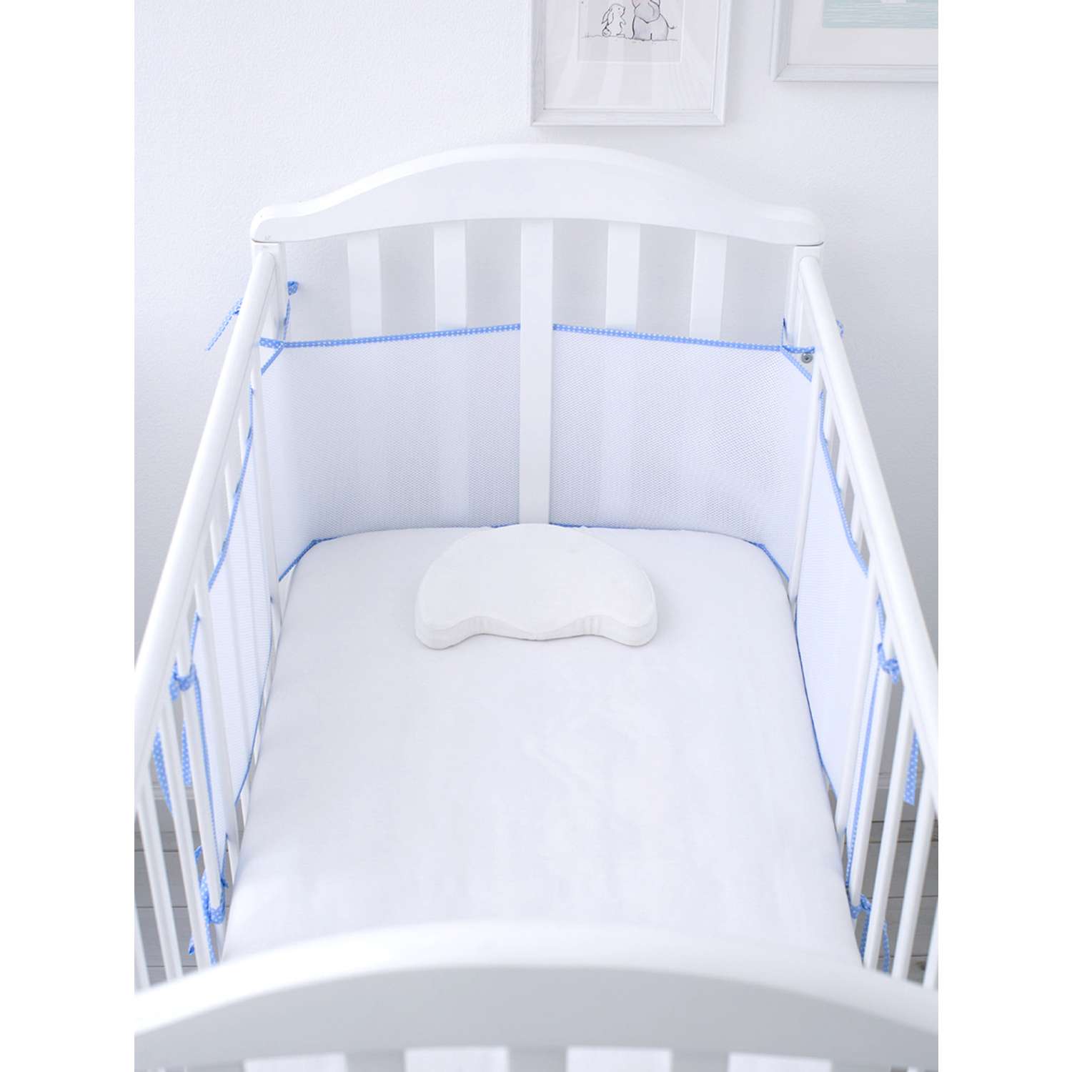 Бортик-сетка 31х180 Baby Nice для новорожденных на кровать - фото 1