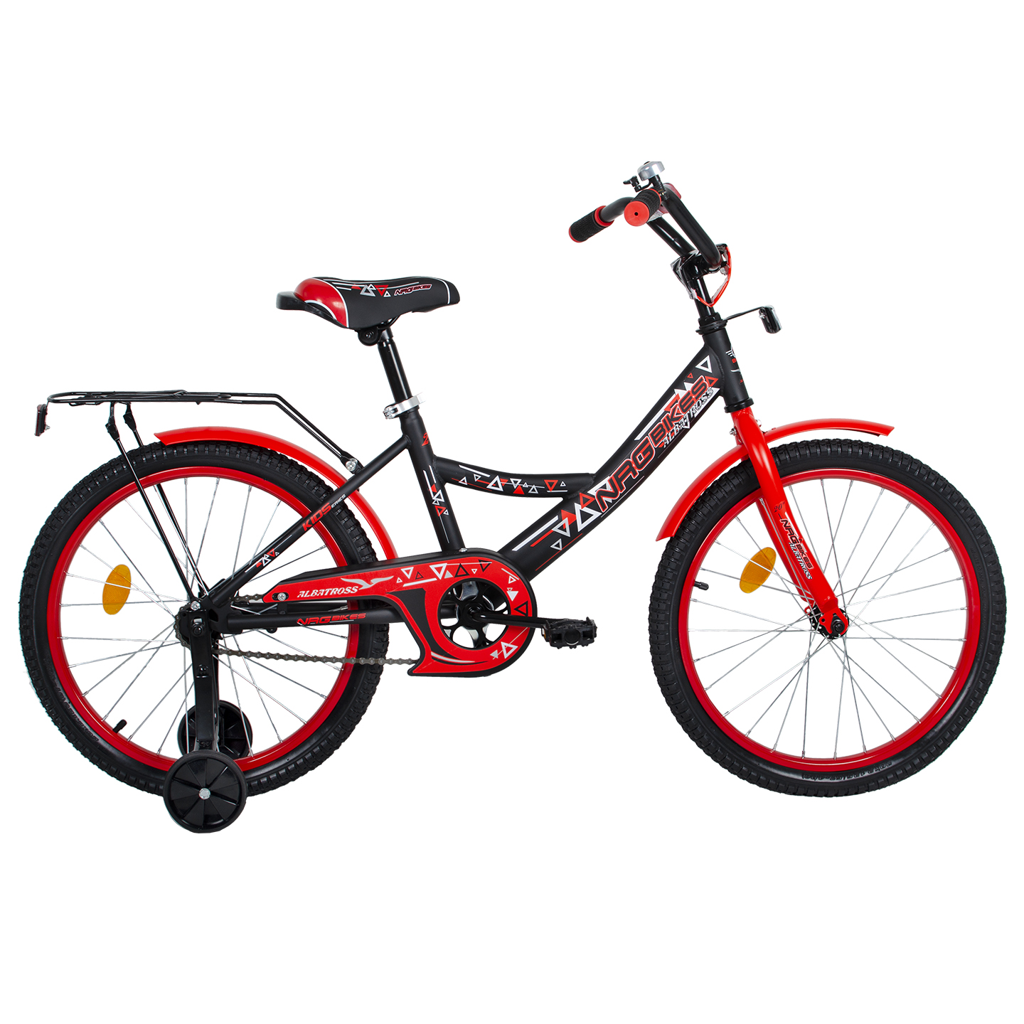 Велосипед NRG BIKES Albatross 20 black-red - фото 11