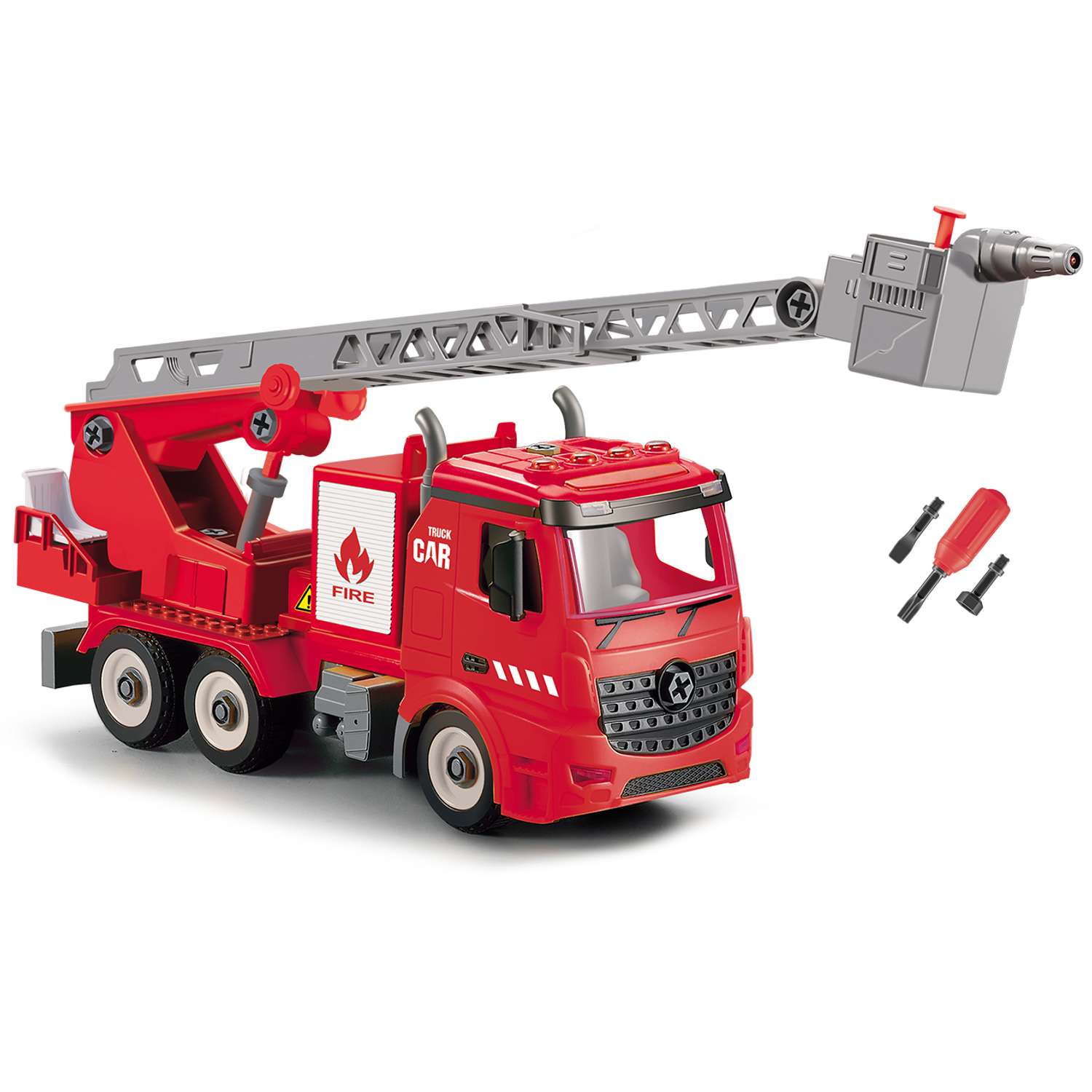 Конструктор Mobicaro Пожарная машина с отверткой OTB0573774 - фото 1