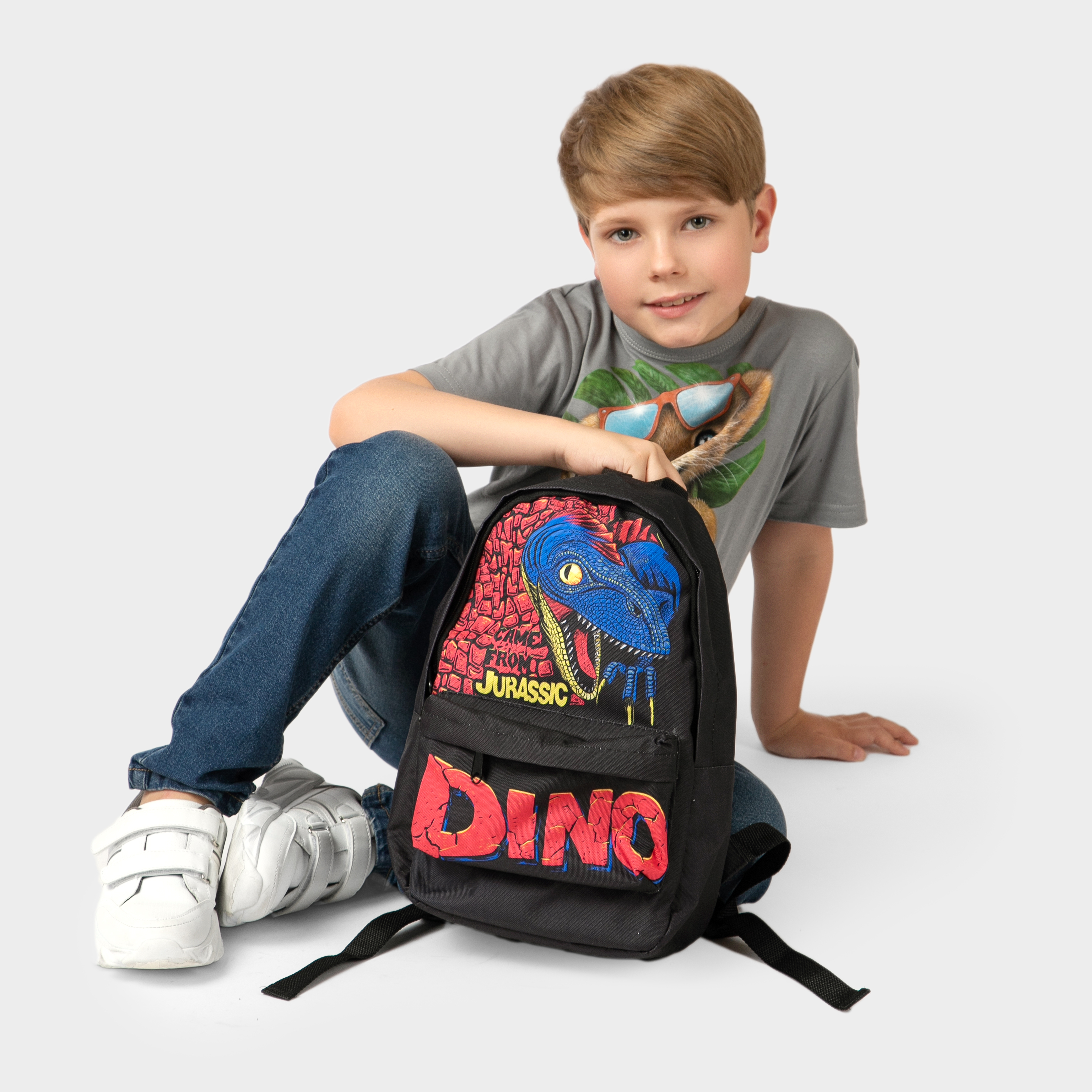Рюкзак MF с принтом динозавр - фото 5