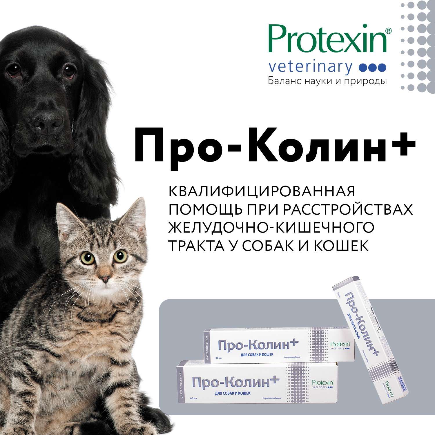 Добавка для кошек и собак Protexin Проколин пробиотическая кормовая 30мл - фото 6