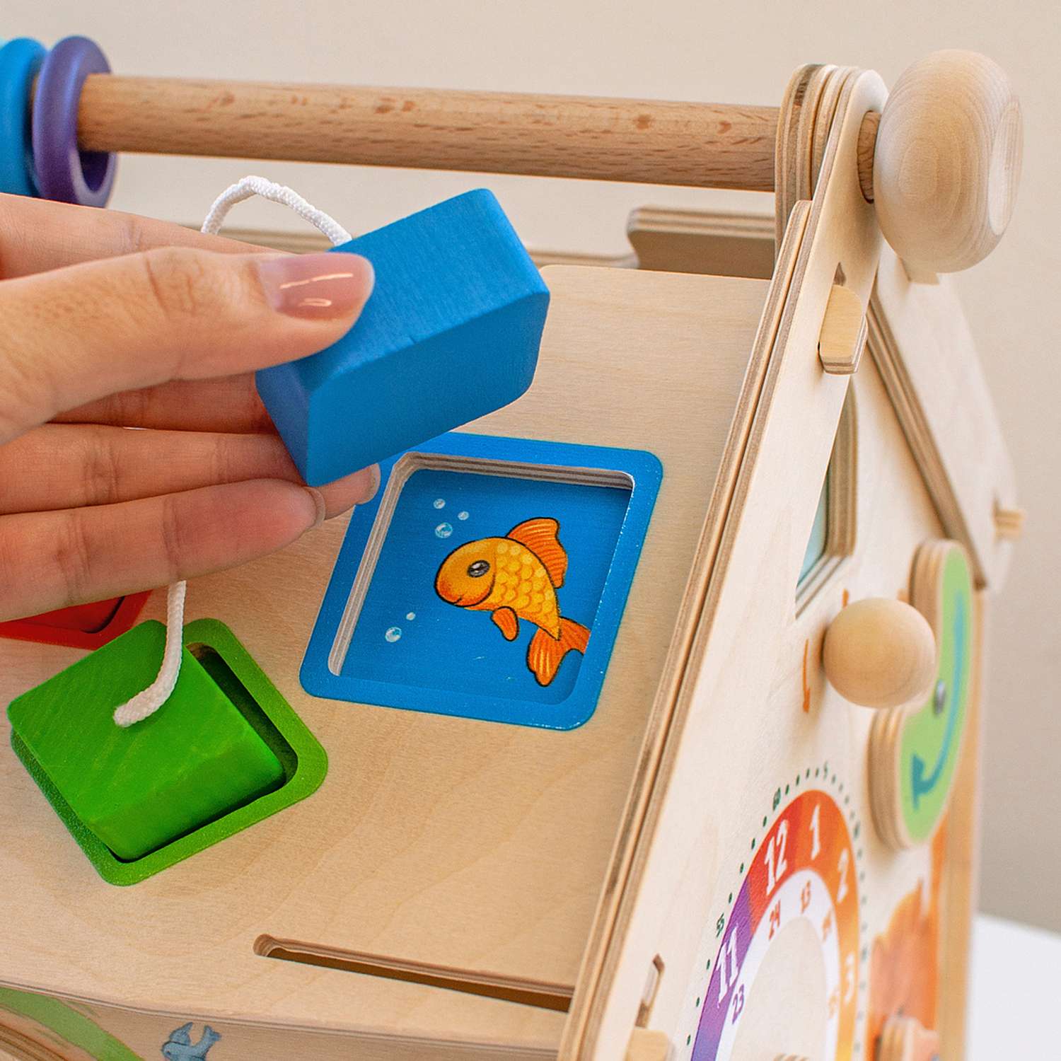 Развивающая игрушка Nobikum Бизи-домик - фото 4