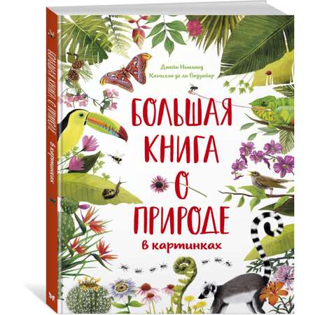 Книга МАХАОН Большая книга о природе в картинках Бедуайер К. де ла