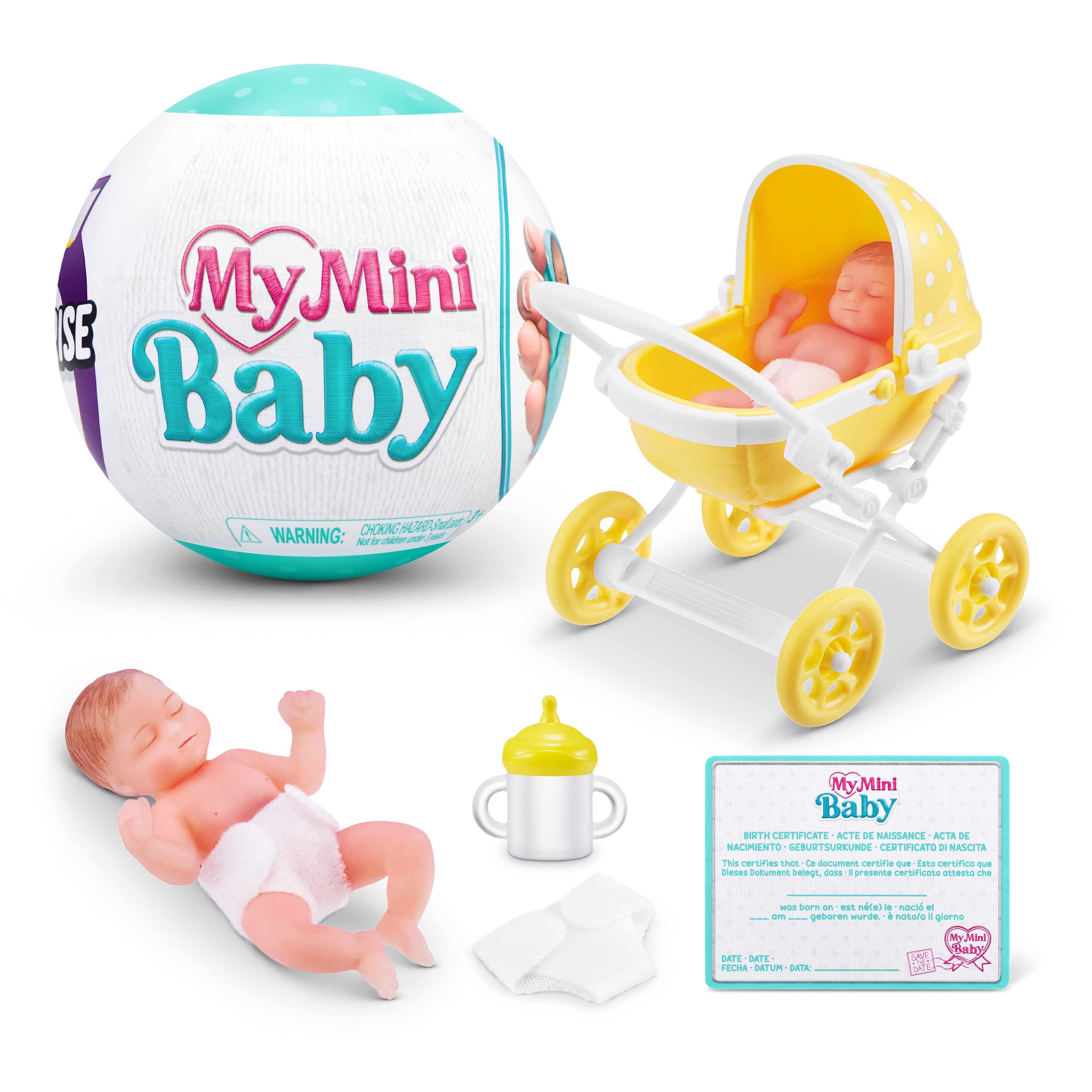 Игрушка Zuru 5 surprise My mini baby Шар в непрозрачной упаковке (Сюрприз) 77487GQ2 - фото 6