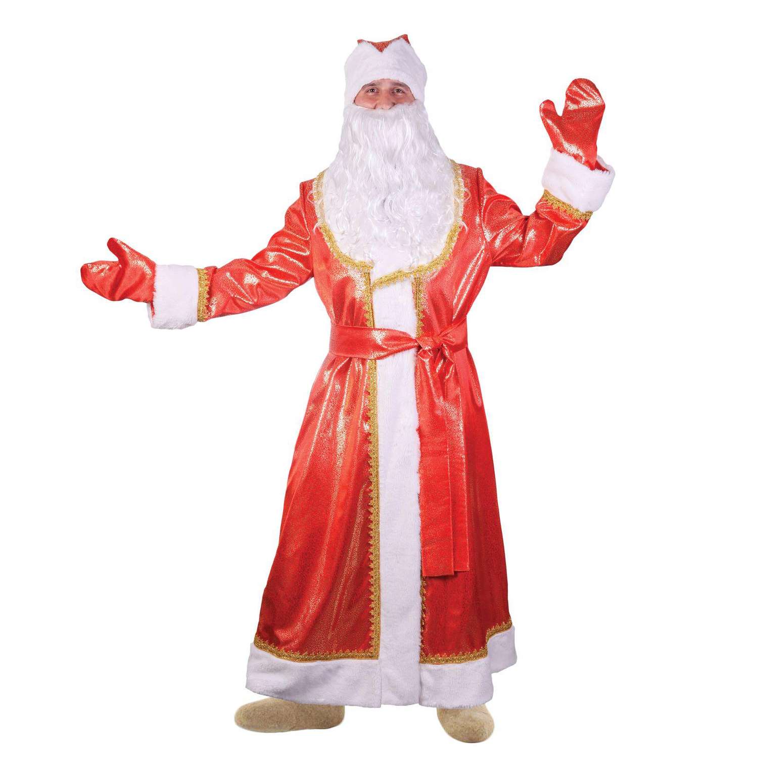Карнавальный костюм Страна карнавалия Дед Мороз Золотой завиток размер 52-54 2763346 - фото 1