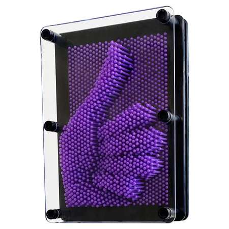 Игрушка-антистресс HitToy экспресс-скульптор Pinart Планшет 17 см фиолетовый