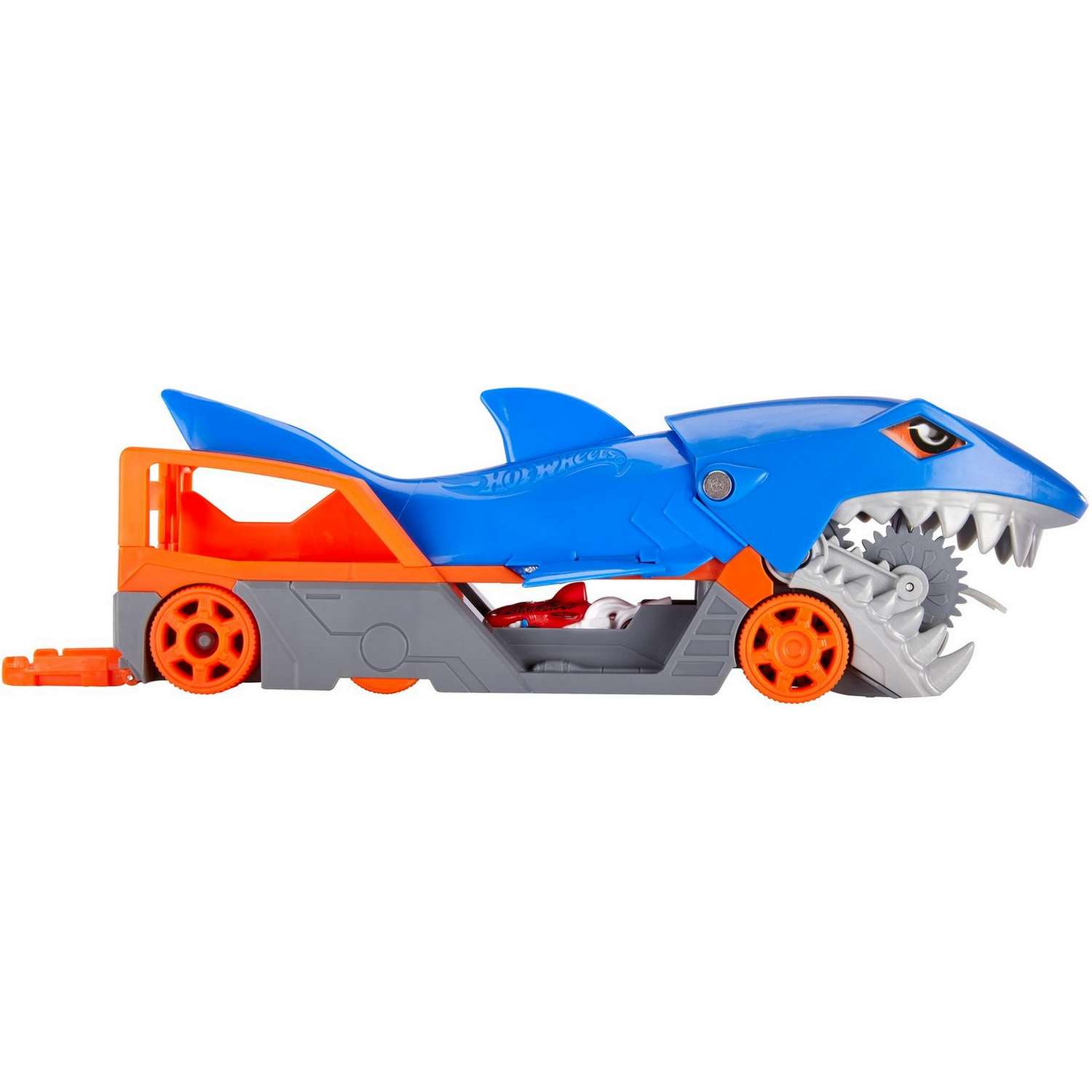 Набор игровой Hot Wheels Грузовик Голодная акула с хранилищем для машинок GVG36 GVG36 - фото 4