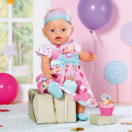 Набор игровой Baby Born Платье для кукол праздничное 43см 41281