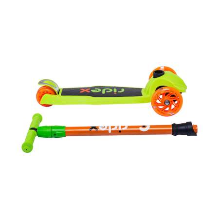 Самокат RIDEX трехколесный 3 wheels scooter Chip 120/80 orange/green