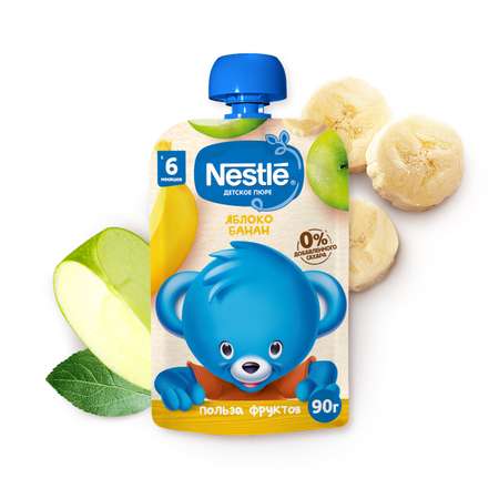 Пюре Nestle яблоко-банан 90г с 6месяцев
