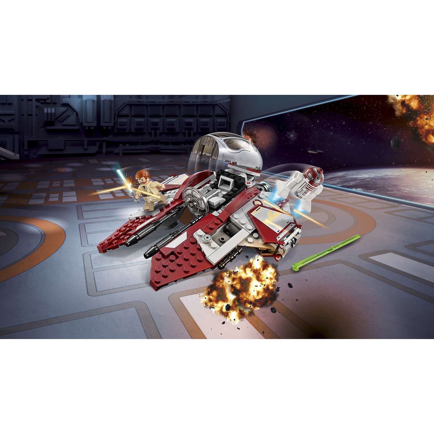 Конструктор LEGO Star Wars TM Перехватчик джедаев Оби-Вана Кеноби™ (75135) - фото 4