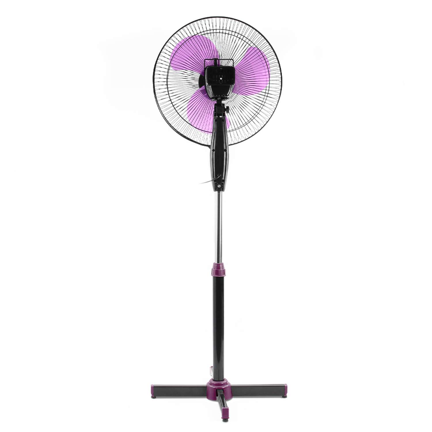 Вентилятор напольный HOME ELEMENT HE-FN1204 черный фиолетовый - фото 11