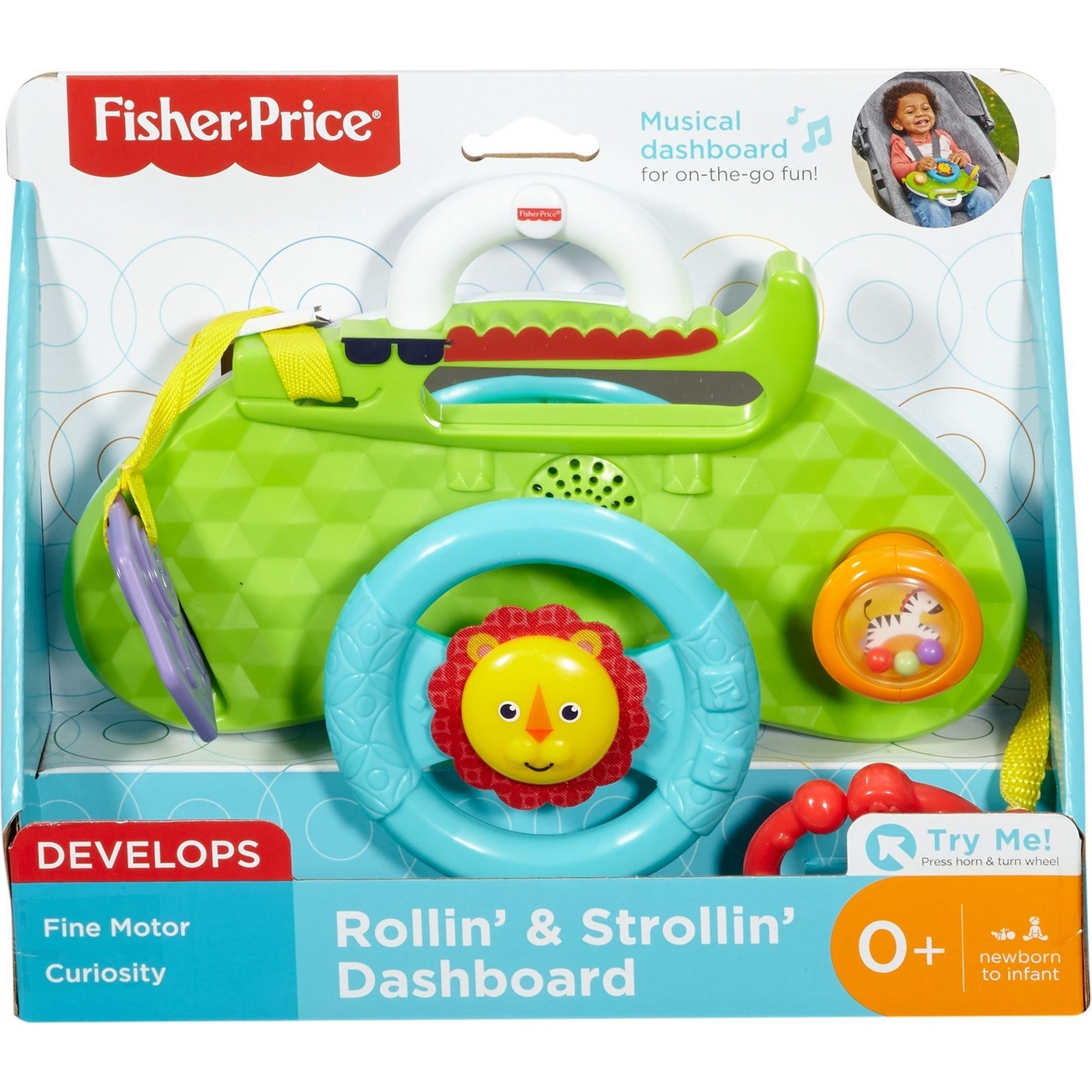 Обучающий руль Fisher Price Львенок купить по цене 669 ₽ в  интернет-магазине Детский мир