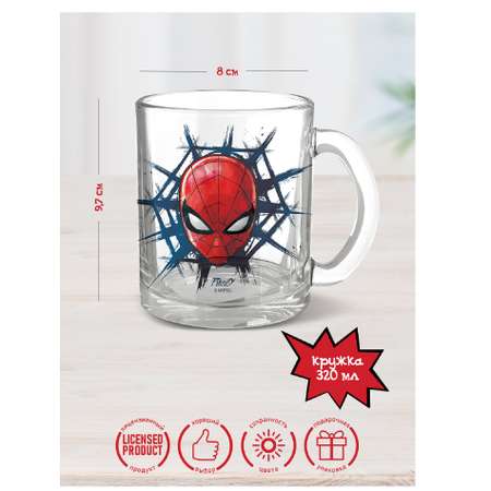 Кружка в подарочной упаковке PrioritY Marvel Человек-паук в подарочной коробке