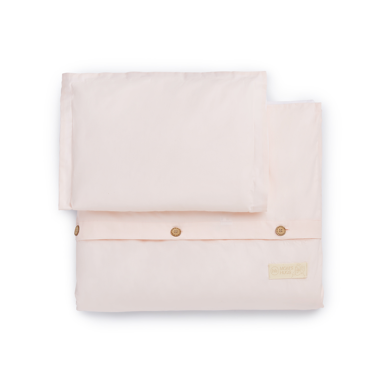 Комплект постельного белья Happy Baby 2предмета Pink-White 87535 - фото 2