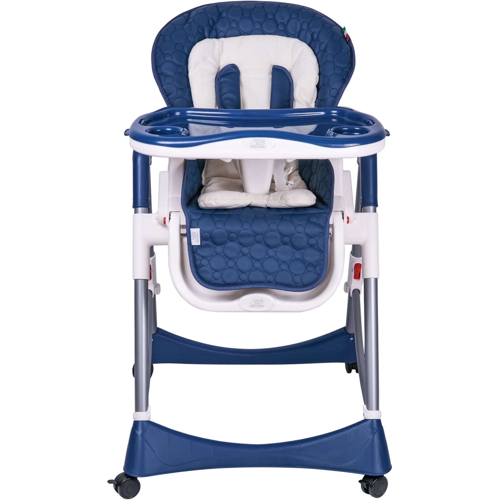 Стульчик для кормления Sweet Baby Royal Classic navy - фото 3