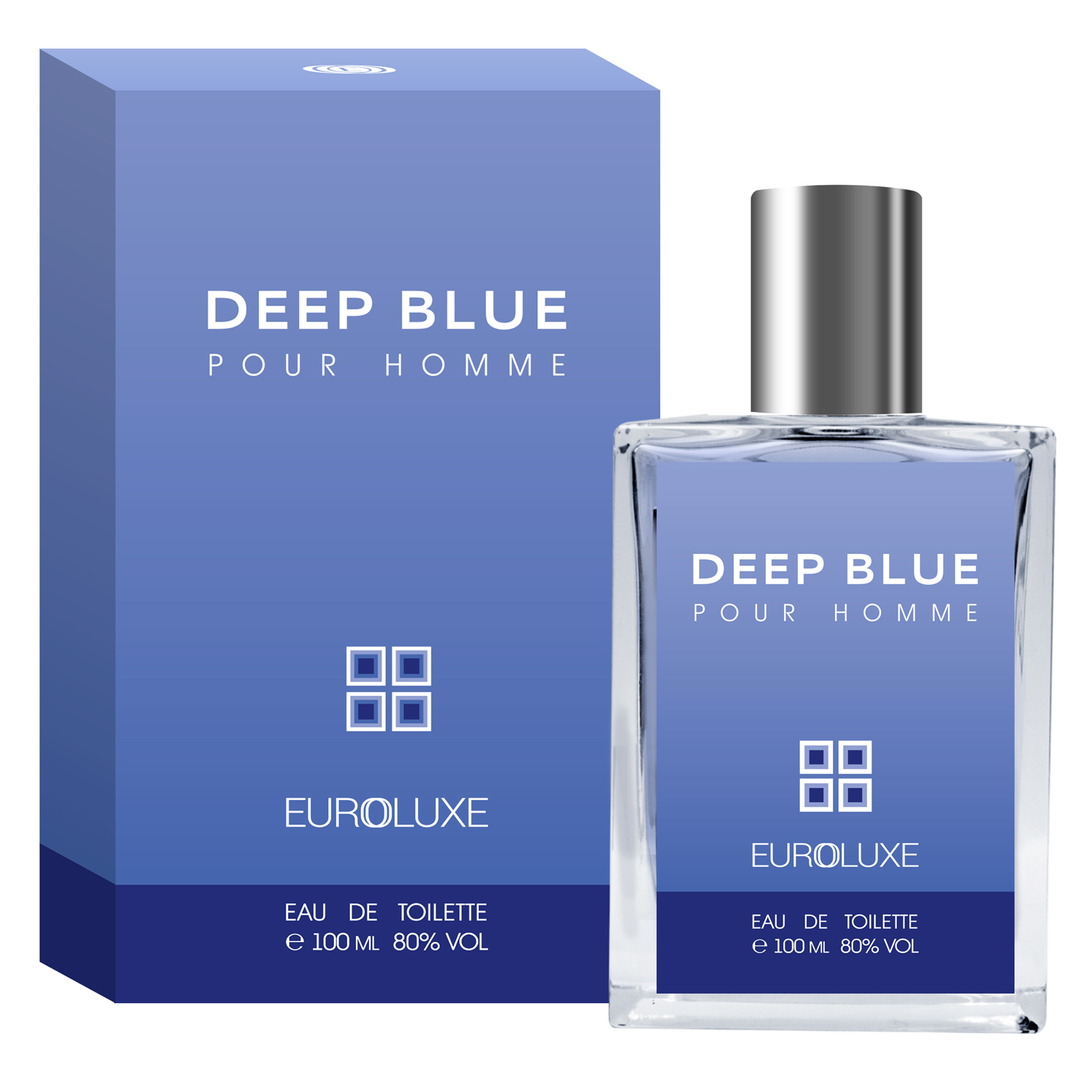 Туалетная вода EUROLUXE Deep Blue 100мл - фото 1