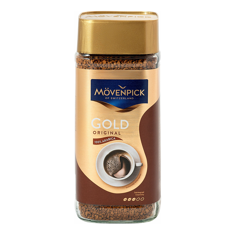 Кофе растворимый Movenpick Gold Original 200г купить по цене 2159 ₽ в  интернет-магазине Детский мир