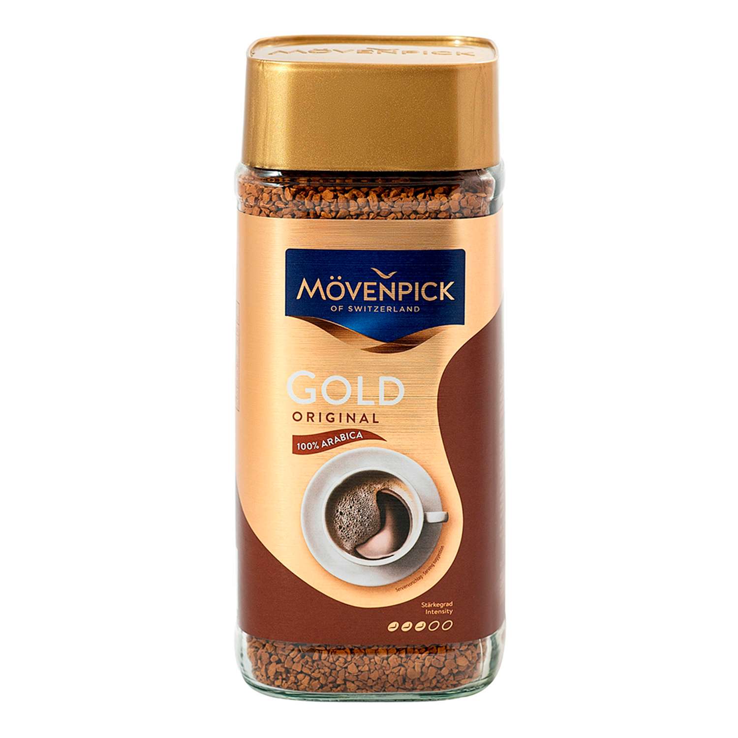 Кофе растворимый Movenpick Gold Original 200г - фото 1